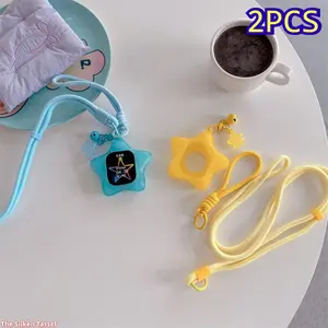 2PCS Glow in the Dark Stars Shockproof Protective Case for Apple Watch Series 1-11, Ultra, SE All Models, Summervibes Sports Wristband Accessory (Watch Not Included)