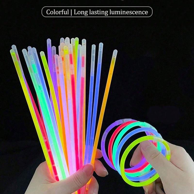 10/20/50pcs 6 Inch Instant Glow Sticks, Multicolor Bendable Fun, Carnival Party Decorations, Birthday Wedding Concerts