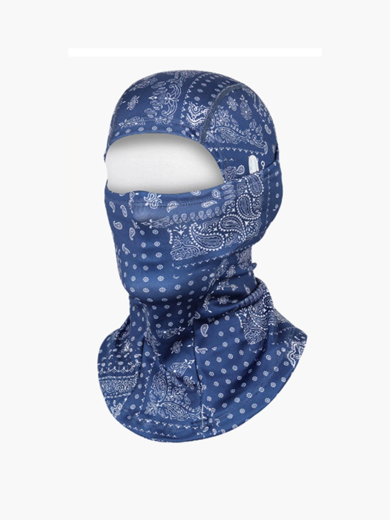 Unisex Winter Warm Face Mask Hoodie, Full-Face Windproof Fleece Ski Hat, Eyeglass Hole Motorcycle Cap, Outdoor Neck Warmer, Thermal Ski Mask, Full Balaclava