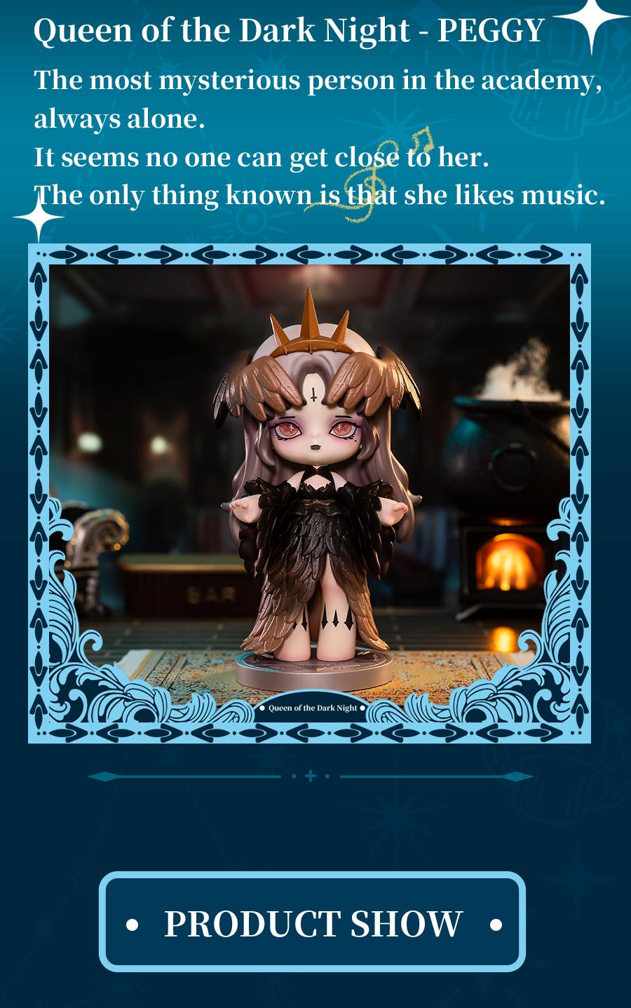 Misya Magic Academy Series Blind Box Figure, Girls' Birthday Gift, Surprise Element, Cute Collectible Figurines, Perfect for Celebrations