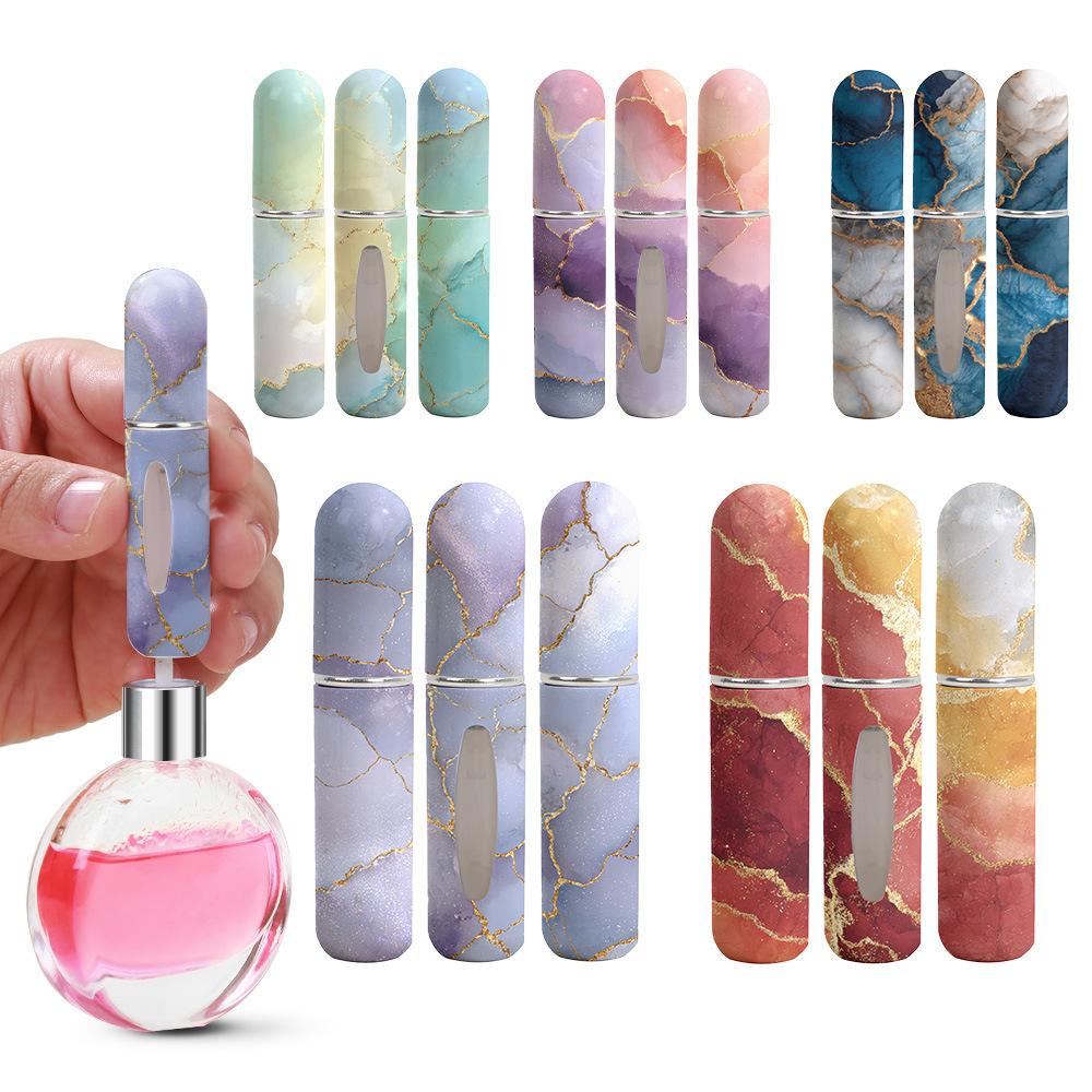 Mini Refillable Perfume Atomizer Bottles, Portable Lightweight Travel-Friendly Design, Convenient Refill Pump Case for On-The-Go Use