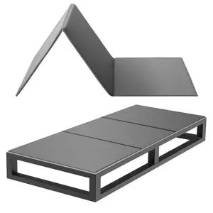 VEVOR Bunkie Board, Twin Size 75 x 37.8 in, Foldable Bed Board Under Mattress with Hook-and-Loop Straps, PP Core with 600D Oxford Fabric, Anti-Sag for Metal Frames, Bunk Beds, and Sleeper Sofas