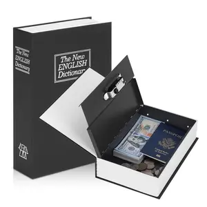 The New English Dictionary Hidden Book Safe Password Lock Design Secret Compartment Money Jewelry Document Storage Safe Case