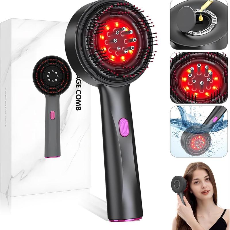 Scalp Massage Comb, Hair Oil Liquid Dispenser Hair Brush Comb, Relaxing Scratching Massage Comb, Hair Care Tool for Women & Men Chrismas Gift