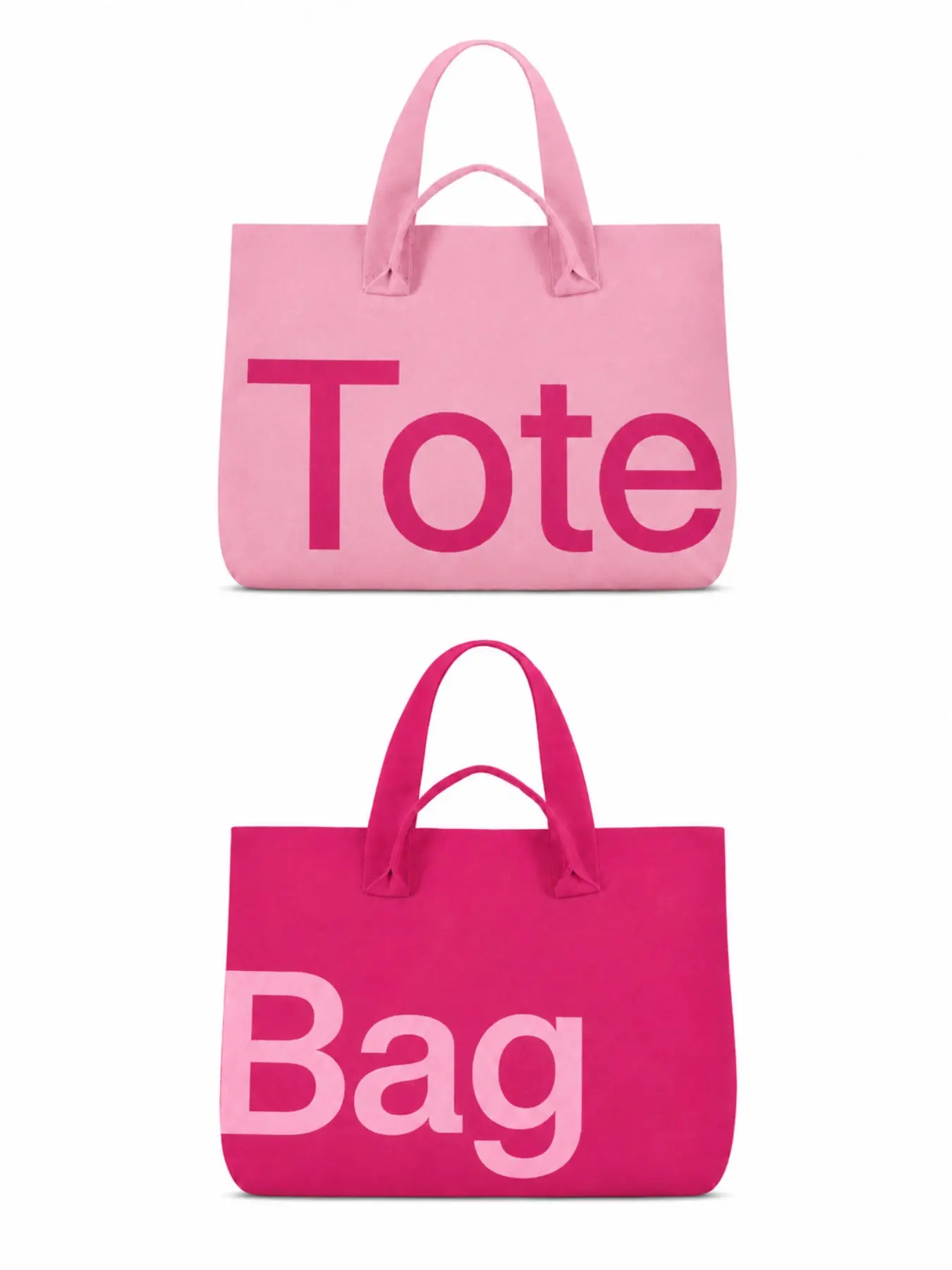 Women’s Two Tone Color Block Tote Bag, Front and Back Contrast Design, Large Capacity Double Handle Shoulder Bag for Work, Shopping and Travel