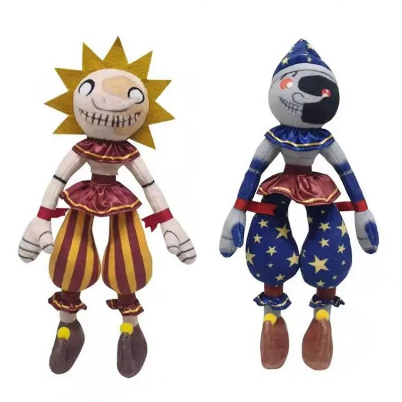 New Fnaf Sundrop Plush Toys Security Breach Sunrise Moondrop BOSS Goat Plush Toy Game Dolls Gift 28CM