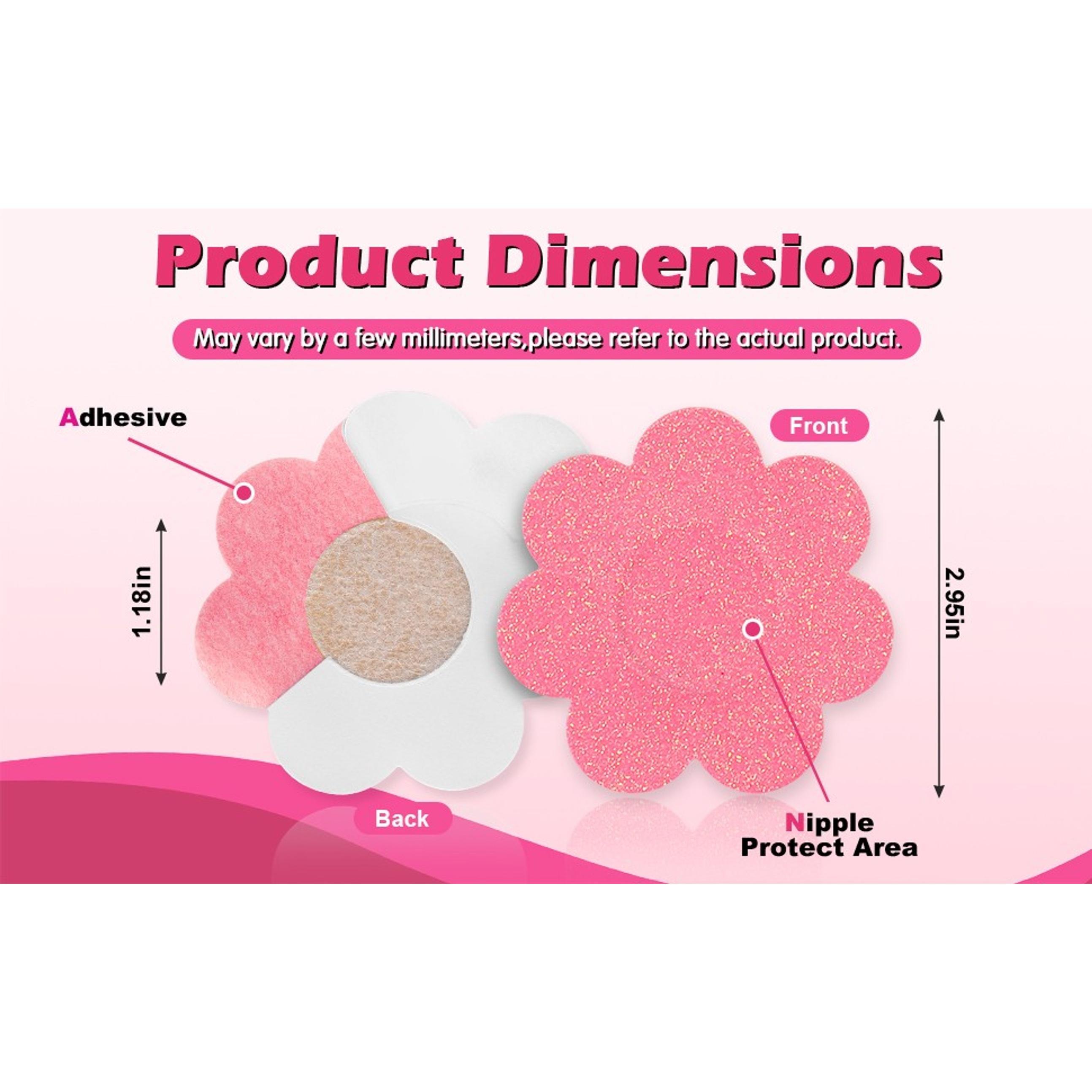 Breathable No-Show Disposable Nipple Covers for Women - Nipple Pasties Stickers Tape Breathable No-Show Disposable Nipple Covers for Women - Nipple Pasties Stickers Tape