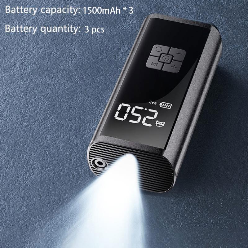 Portable Wireless Car Air Compressor, Cordless Tire Inflator, Tire Inflator, Air Pump with LED Light, Electric Tire Inflator Pump for Motorcycle Bicycle Auto Tyre Balls, Vehicle Portable Wireless Car Air Compressor, Cordless Tire Inflator, Tire Inflator, Air Pump with LED Light, Electric Tire Inflator Pump for Motorcycle Bicycle Auto Tyre Balls, Vehicle