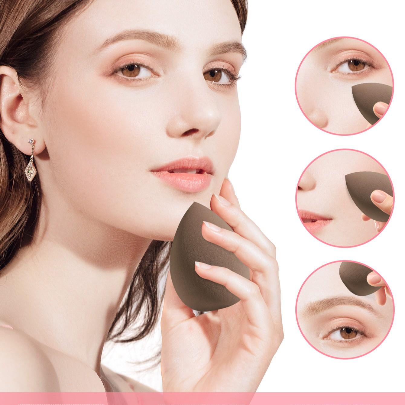 6pcs Non-Absorbent Makeup Tool Set, Soft Mixed Makeup Sponges, Makeup Sponges For Foundation, Face Sponges for Makeup, Dry Wet Use, Perfect Base Makeup, Ideal for Flawless Application, Beauty Sponges, Beauty Blenders, Blender Sponge