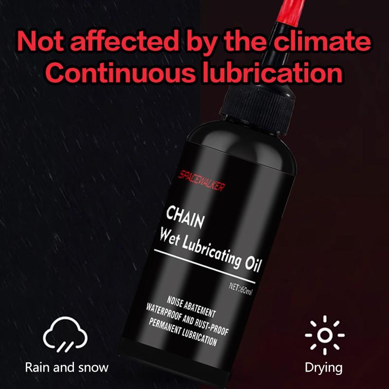 60ml Heavy Duty Wet Chain Lube | All-Weather Anti-Rust Bike Oil for MTB, Road Bike & BMX