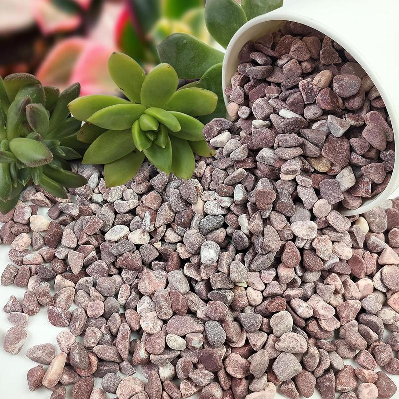 2 lbs Pea Gravel - 3/8 Inch Small Pebbles Rocks for Indoor Plants, Succulents, Cactus, Fish Tank, Terrarium, Landscaping and Decorative Stones(32 oz, 6-9 mm)