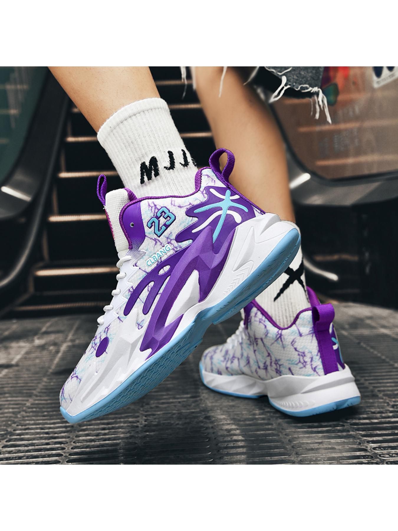 Women's basketball shoes and sports shoes, with a lightweight upper that is breathable and tough to wrap around, a wrap around support structure that stabilizes the ankle, suitable for daily outdoor leisure, running, basketball, and other scenarios