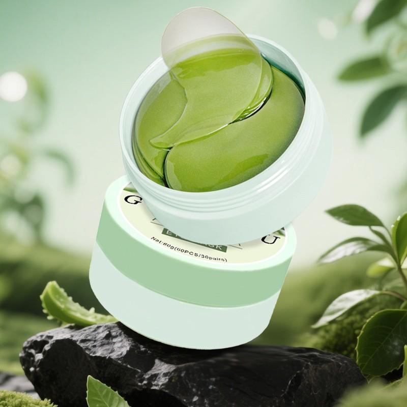 60 Pcs Arovilla Collagen Eye Mask, Hydrating and Firming, Fragrance-Free, Natural Ingredients, 30 Min Relaxing Care, Elegant Packaging