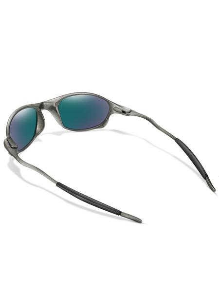 5 Pairs/set Unisex Vintage Oval Frame Vintage Sunglasses, Outdoor Sports Sunglasses, Fashionable Sunglasses for Men & Women for Daily Wear, Tinted Lenses Sunglasses