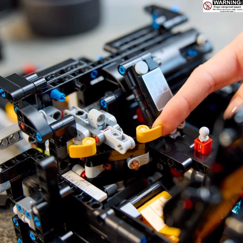 Technic  P1 Hypercar Building Set, Scale Model Car Kit for Adults to Build, Collectible Vehicle with V8 Piston Engine and 7-Speed Gearbox, Gift for Men, Women, Him or Her 42172 P1 building kit for birthday/Christmas gift  P1 building blocks gift for car l