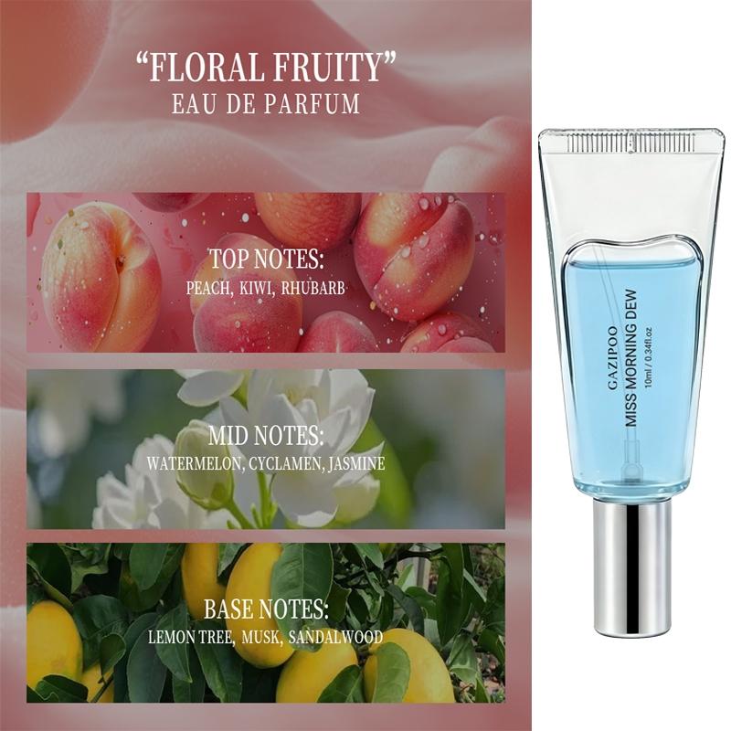 Women's Spray Perfume Oil, Floral Fruit Scented, Rose Peach Lemon, Long-Lasting, Travel Size 10ML, Ideal for Dates Parties Daily Use