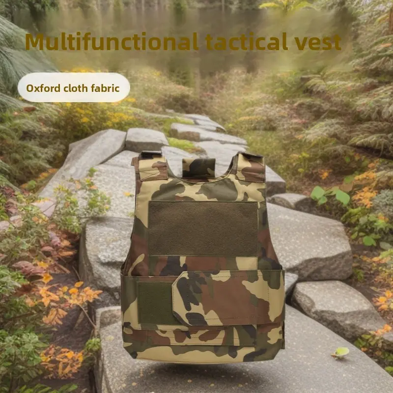 Outdoor multi-functional tactical vest convenient military training lightweight equipment protective clothing