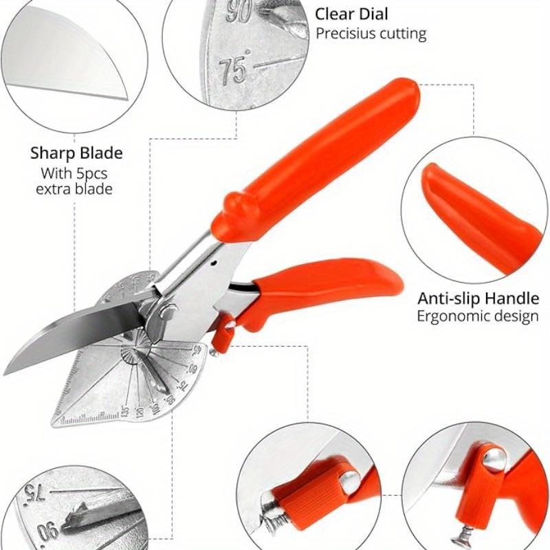 1 Set Angle Cutters, Handheld Multifunctional 45-degree Adjustable Angle Cutting Tool, Household Clipper Cutter For Electricians And Carpenters