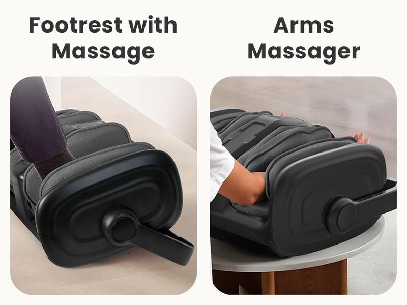 COMFIER Shiatsu Foot Calf Massager with Heat, Gifts for Women Men, , Leg Massager, Kneading/Vibration Massage, Remote Control, Up to Size 14 COMFIER Shiatsu Foot Calf Massager with Heat, Gifts for Women Men, , Leg Massager, Kneading/Vibration Massage, Remote Control, Up to Size 14