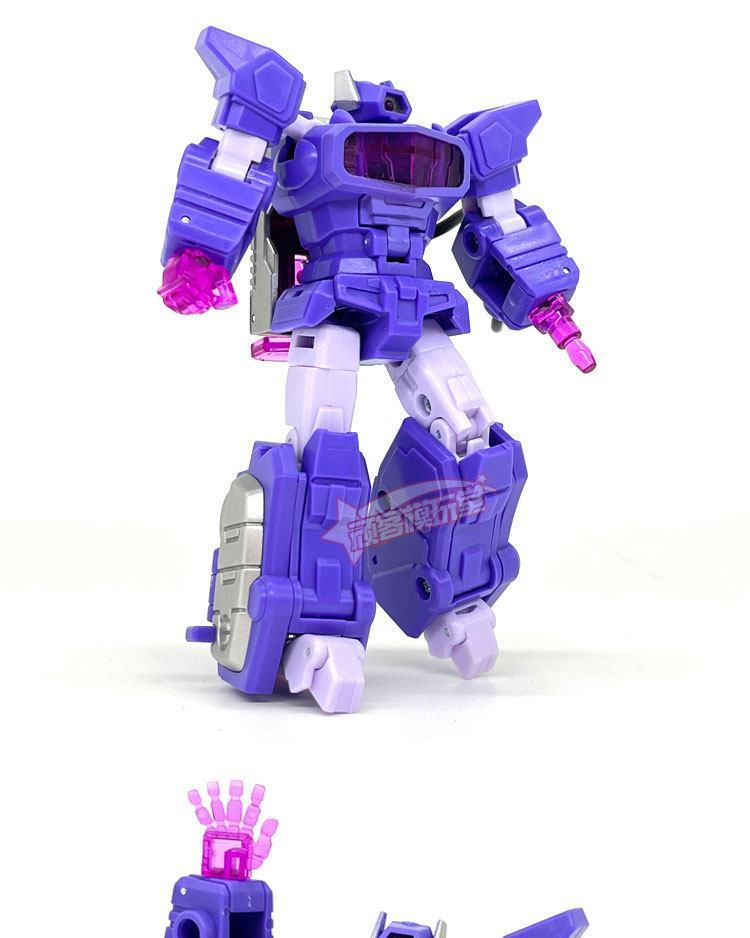 10cm Transformable Toy Shockwave Soundwave Powerglide Small Scale G1 Animated Robot Model Figurine Boy Gift