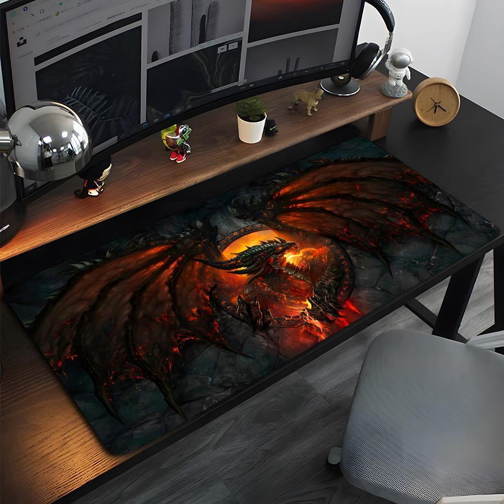 Extra Large Dragon Pattern Mouse Pad High Quality Natural Rubber Mouse Pad The Most Professional Washable Laptop Mouse Pad Gaming Mousepad Universal Mouse Pad