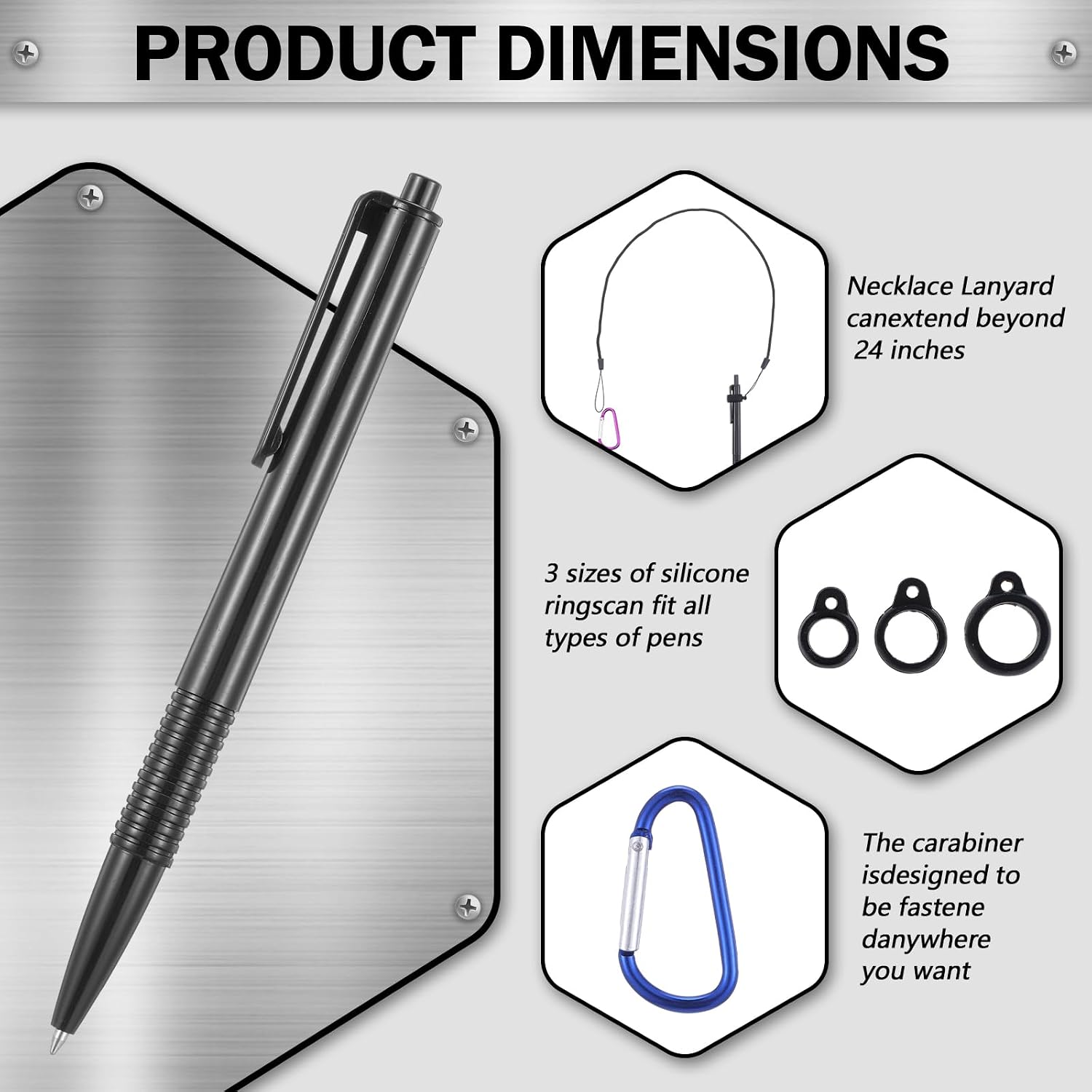 5 count Leash Clipboard Lanyard Clipboard with Pen Holder Ballpoint Pen Equipped Climbing Buckle Ring Office Supplies Teachers Students Business People Colleagues (24Inches Black) 5 count Leash Clipboard Lanyard Clipboard with Pen Holder Ballpoint Pen Equipped Climbing Buckle Ring Office Supplies Teachers Students Business People Colleagues (24Inches Black)