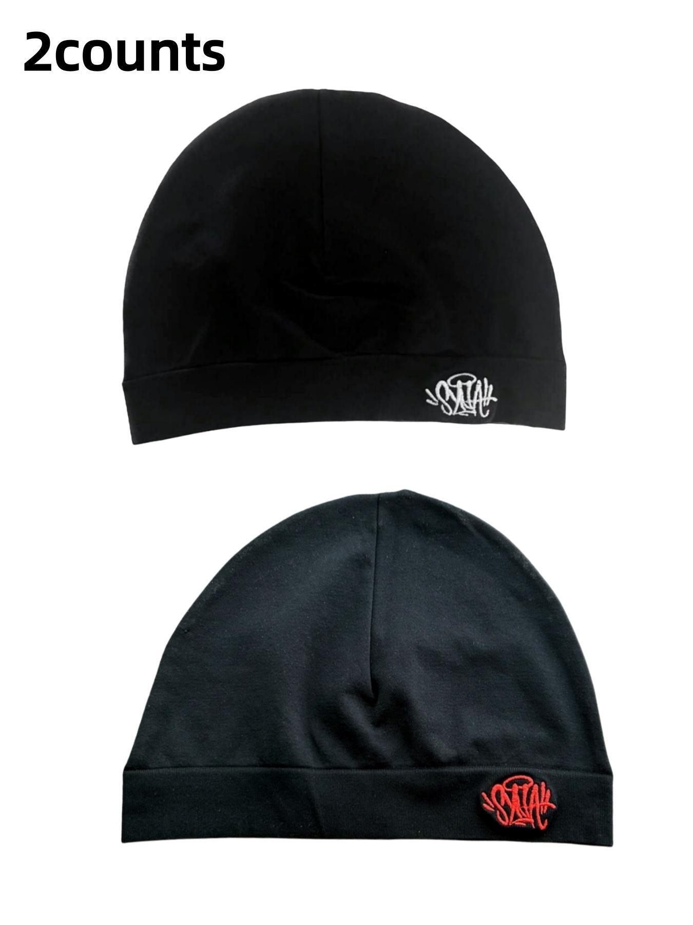 Men Women Letter Print Baker Hat, Casual Outdoor Running Caps, Fashionable Breathable Elastic Material, All Season Fitted Design, Outdoor Sports Hat