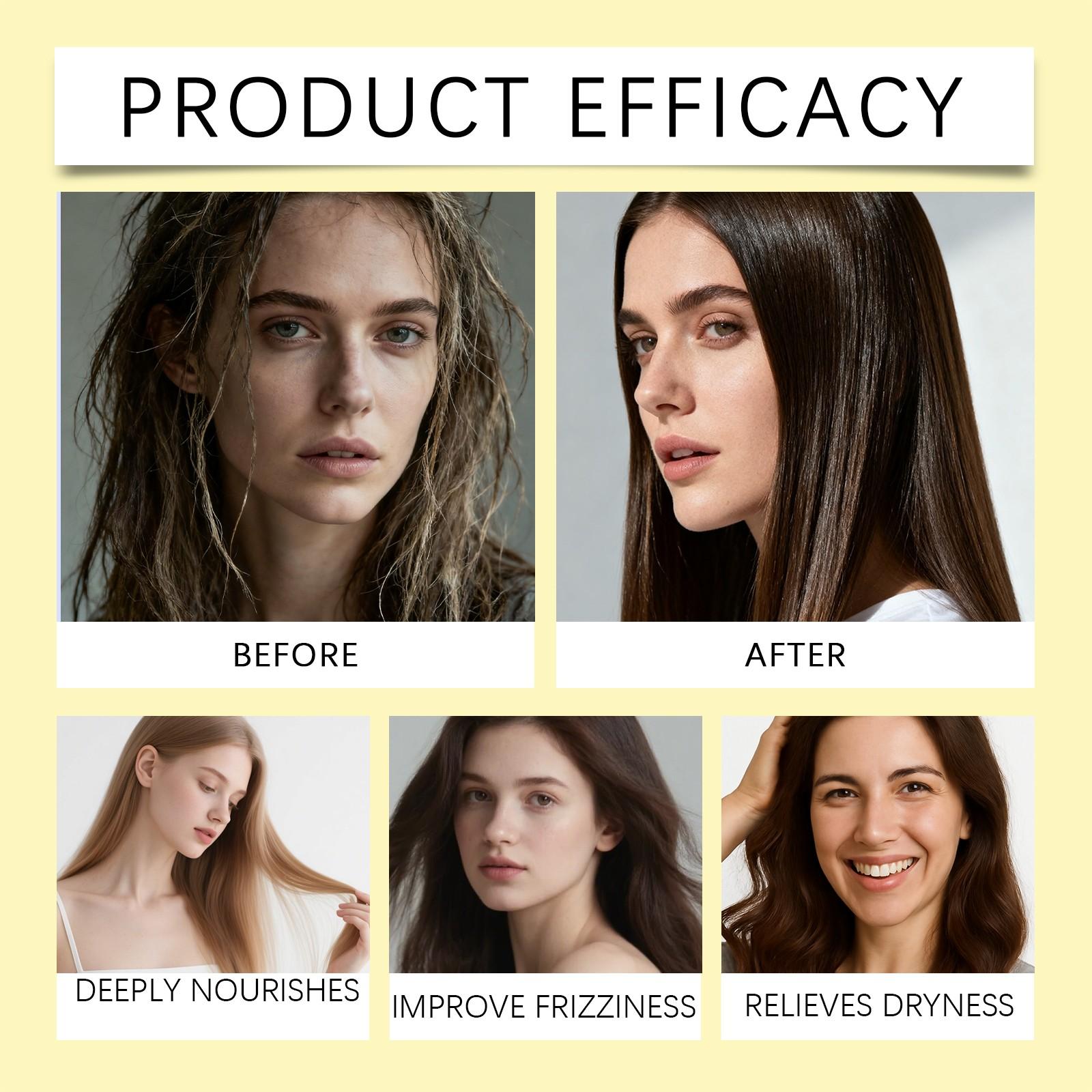 Smooth Hair Conditioner, Gentle Daily Care for Dry and Frizzy Hair, Moisturizing and Nourishing Formula, Soft and Silky Finish