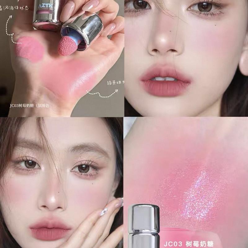 Aztk Liquid Blush, Long-Lasting Easy Application Natural Glow Makeup, Perfect for Daily Use, Available in Multiple Shades, Makeup Beauty Cosmetics