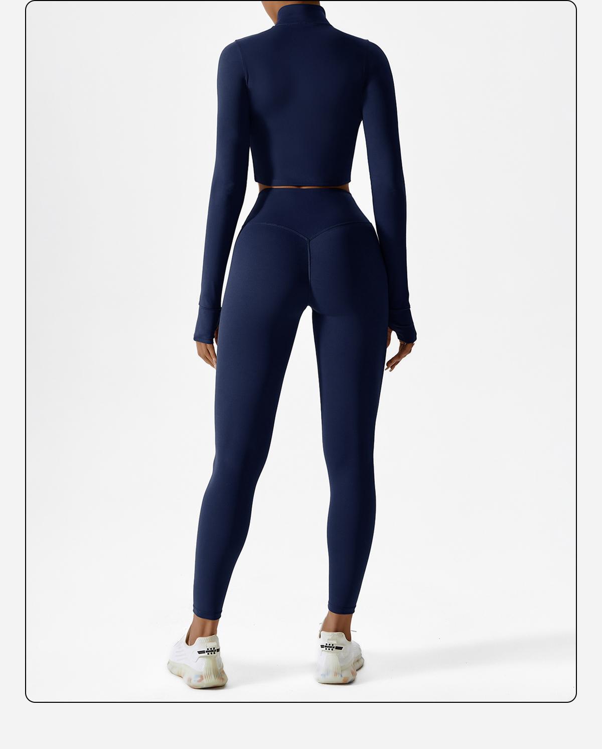 MFVIM Women's Solid Criss Cross Crop Tank Top High Waist Leggings & Zip Up Crop Jacket Tracksuits Set for Yoga Gym Workout Running Athletic Wear Comfortable Outfits with Skin-Friendly Fabric and Non-Slip Thumbtacks Sports Outwear Sleeveless Sweatsuits Spr