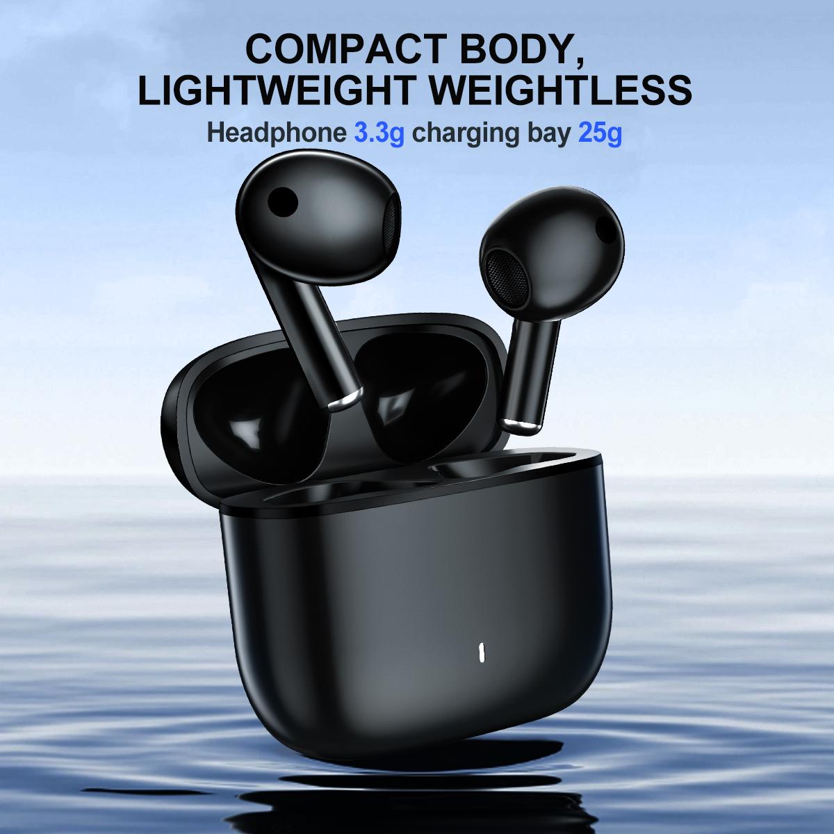 Wireless Earphones Low Latency Gaming Headset High Fidelity Long Battery Life Touch Control 180mah Perfect Gift Creative Design
