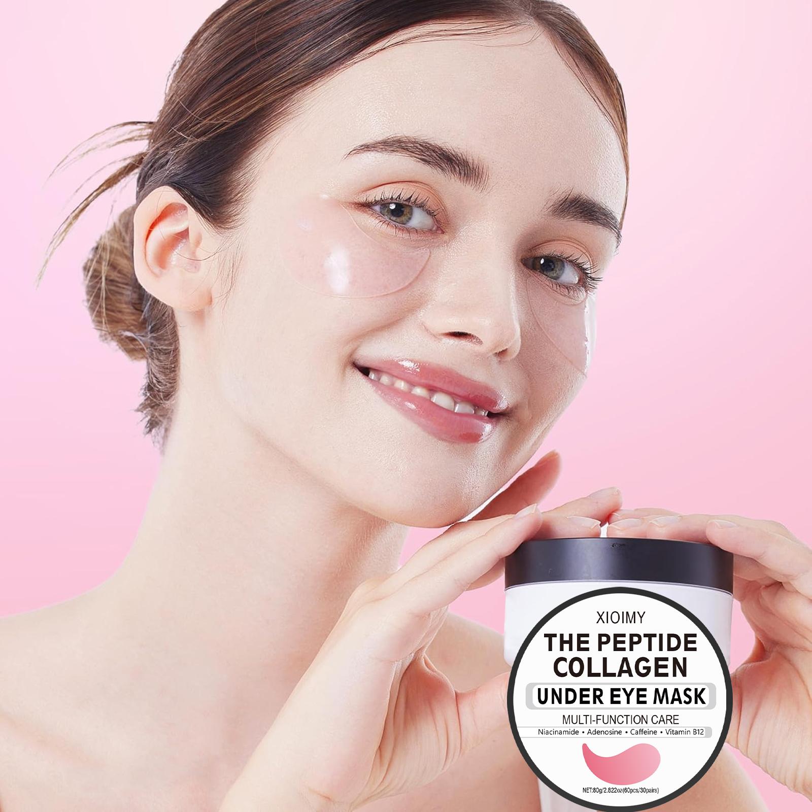 60pcs Peptide Collagen Eye Masks with Retinol & Caffeine, Deep Moisturizing, Hydrating & Firming High-Hydration Eye Care Treatment #GLOBAL PICKS