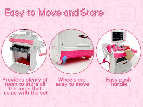 Doctor and Medical Pretend Play Set Toy for Boys And Girls Perfect Gift Montessori Toy 35 Pcs Kids Doctor Playset