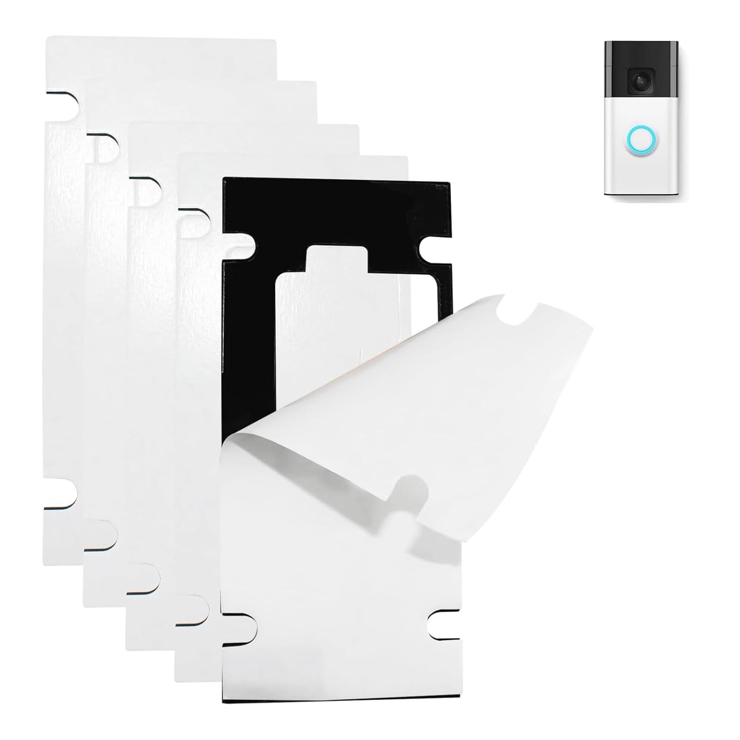 Double Sided Tape for Ring Video Doorbell Mounting - No Drill &  Adhesive 6-Pack