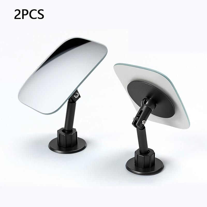 Car Rear View Wide Angle Mirror, 360° Rotating Blind Spot Assistant, Universal High-Definition Convex Blind Spot Expander, Reverse Parking Safety Tool