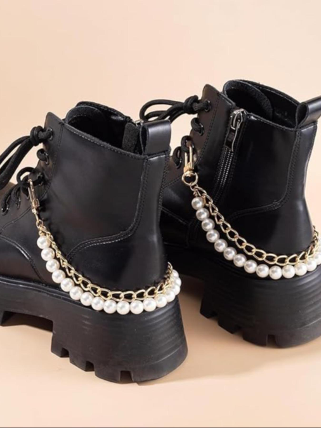 3pcs/Set Elegant Metal Bag Charms & Keychains Set-Double Layer Faux Pearl Bead & Chain Purse Charms,Decorative Bag Chain Handbag Decoration Purse Bag Extender Chain Bag Strap Purse Charms Accessories Keychain Kawaii Accessories For Bags