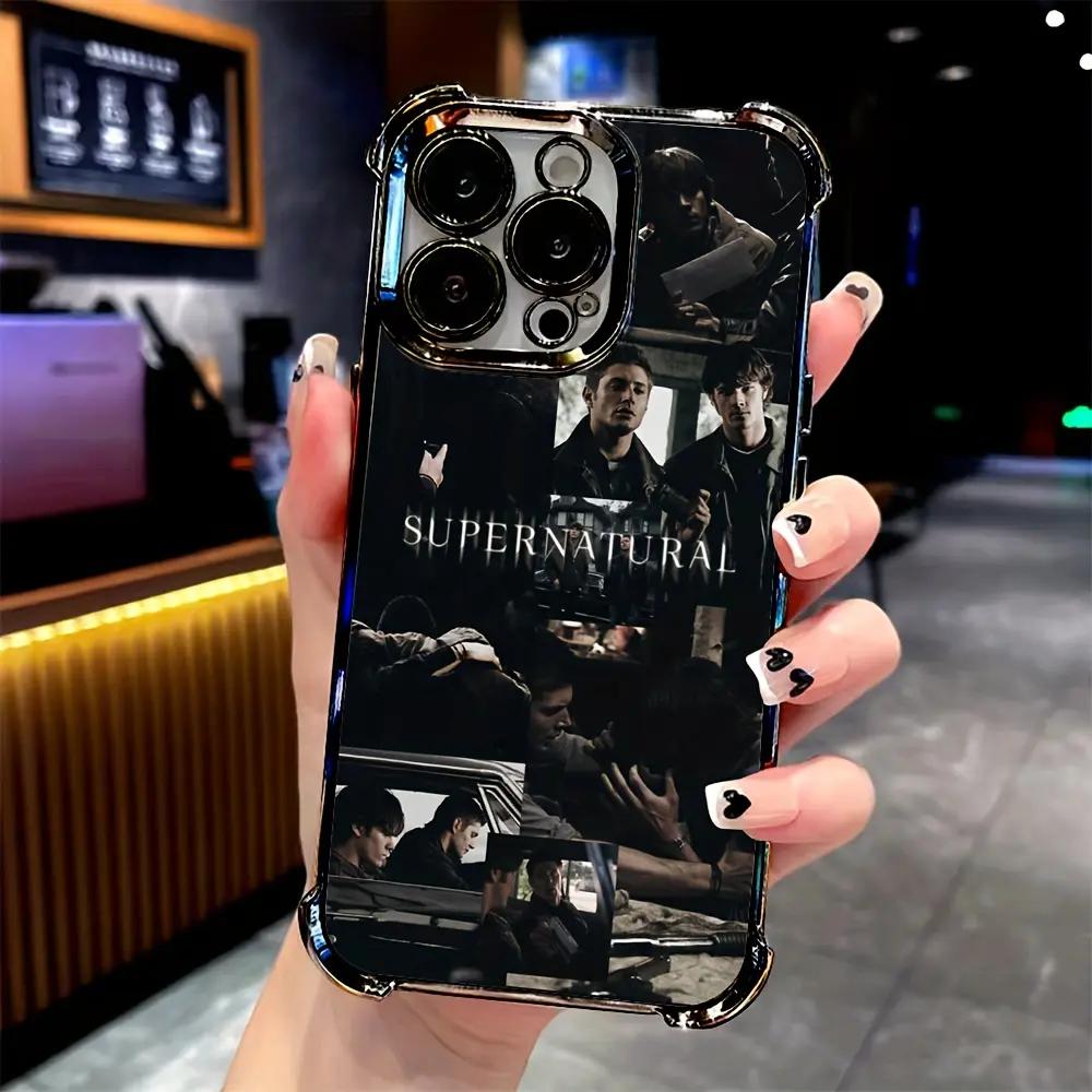 Supernatural SPN Dean And Sam Phone Case Silicone Soft For iPhone iPhone 17 16 15 14 13 12 11 Mini Pro Max Air X XR XSMAX & Samsung Galaxy S26 S25 S24 S23 S22 S21 FE Ultra Plus EDGE Anti Fall Transparent Soft Back Cover