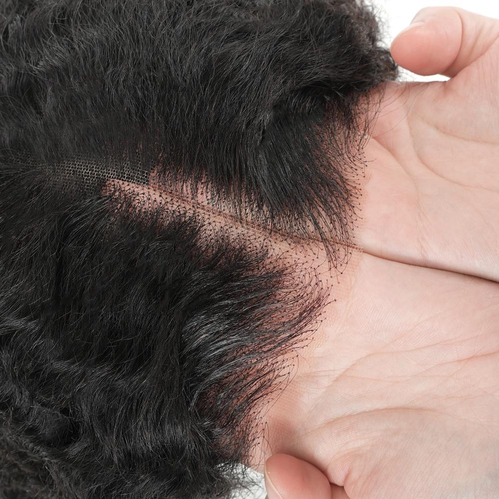 【26‘’ Burmese=$135】Tahikie Burmese Curly 7x6 HD Lace 200% Density Pre Plucked Glueless Natural Black/99J Burgundy Afro Kinky Curly / Deep Wave / Body Wave / Water Wave Human Hair Wigs Upgrade With Drawstring Cap One-Step Invisible Hairline For Women