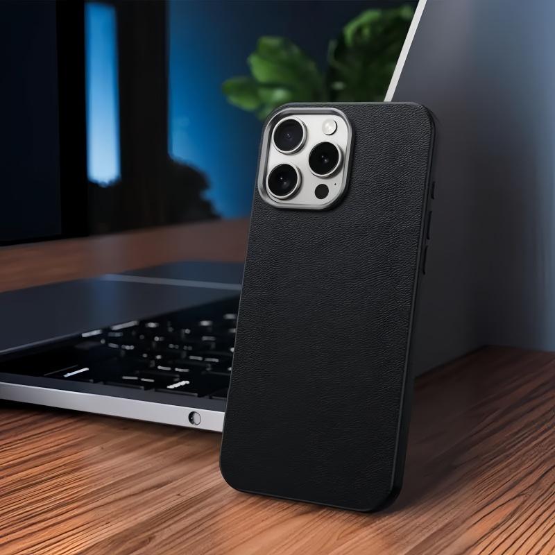 Minimalist Solid Color Phone Case, 1 Count Full Body Shockproof Phone Protective Cover, Phone Accessories Compatible with iPhone 11 12 13 14 15 16 Pro Max, Casing, Protector, Protection