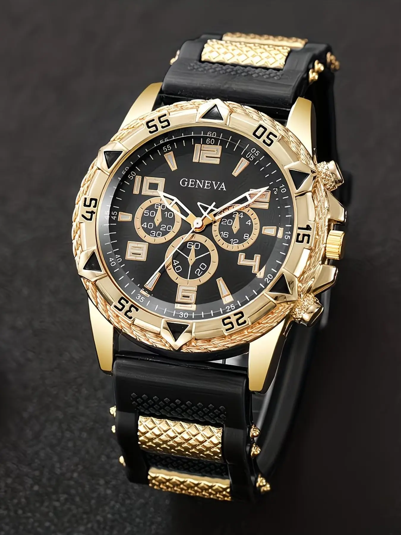 Fashion Men's Sports Watch, Silicone Strap, Classic Design, Perfect Gift for Friends and Family, Analog Quartz Movement, All Seasons