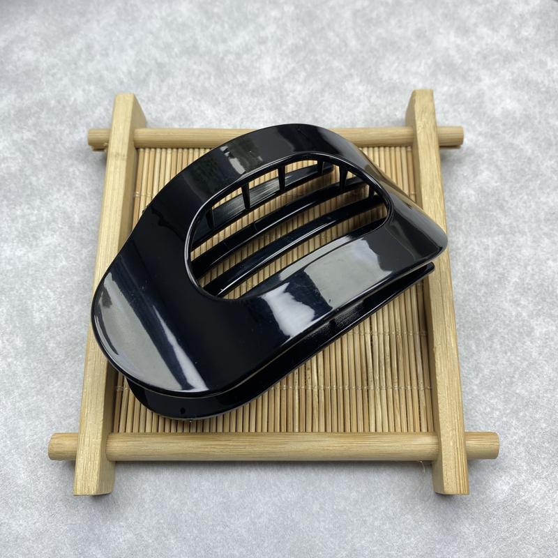 Trendy Hair Accessories – 6-Pack Flat No-Crease Hair Clips, Matte Acrylic Barrettes for Women & Girls, Strong Hold for Any Occasion