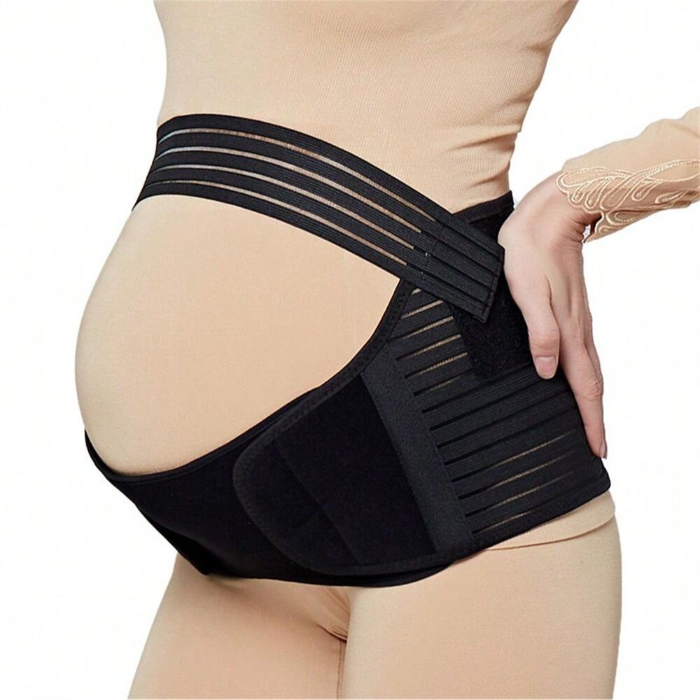 Breathable Adjustable Pregnant Belly Band Waist Support Belt, Plus Size Abdominal Wrap, Comfortable Maternity Belts for Pregnancy