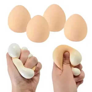 Anti Stress Squishy Simulated Egg Slow Rebound Anxiety Relaxation Egg Squeeze Toys Elastic Squeeze Ball Birthday Gift