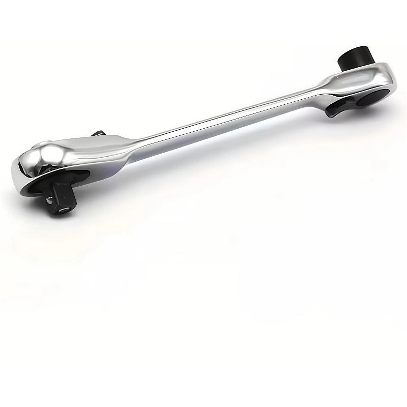 72 Tooth Dual Head Mini Socket Wrench, Two-In-One Quick Release Adjustable Combination Tool, Mechanically Chromovanadium Steel Forging, Ratchet Combination Wrenches