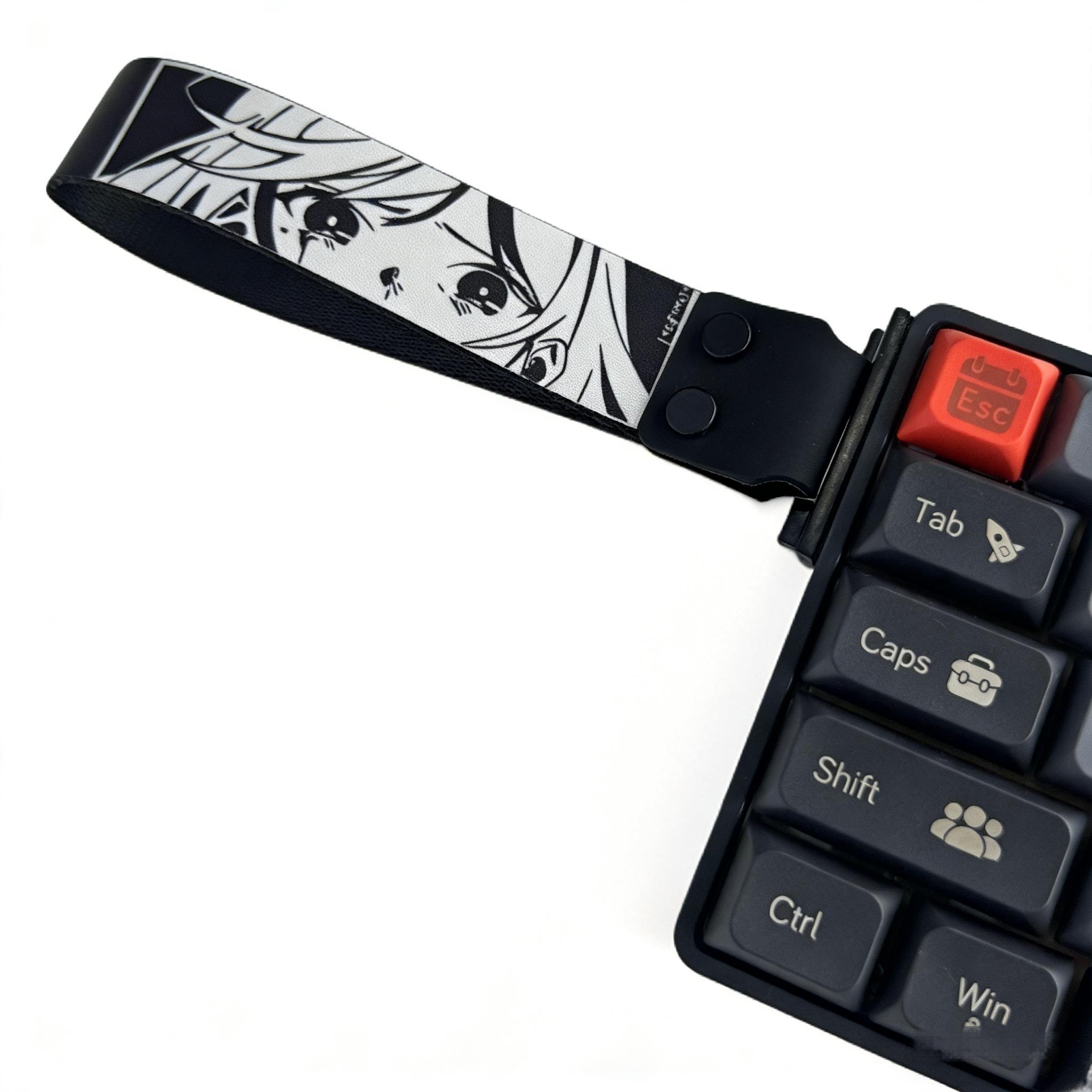 Anime Character Keyboard Strap, Trendy Gaming Accessory, Customizable Design, Versatile Use, Perfect for Gamers & Anime Fans