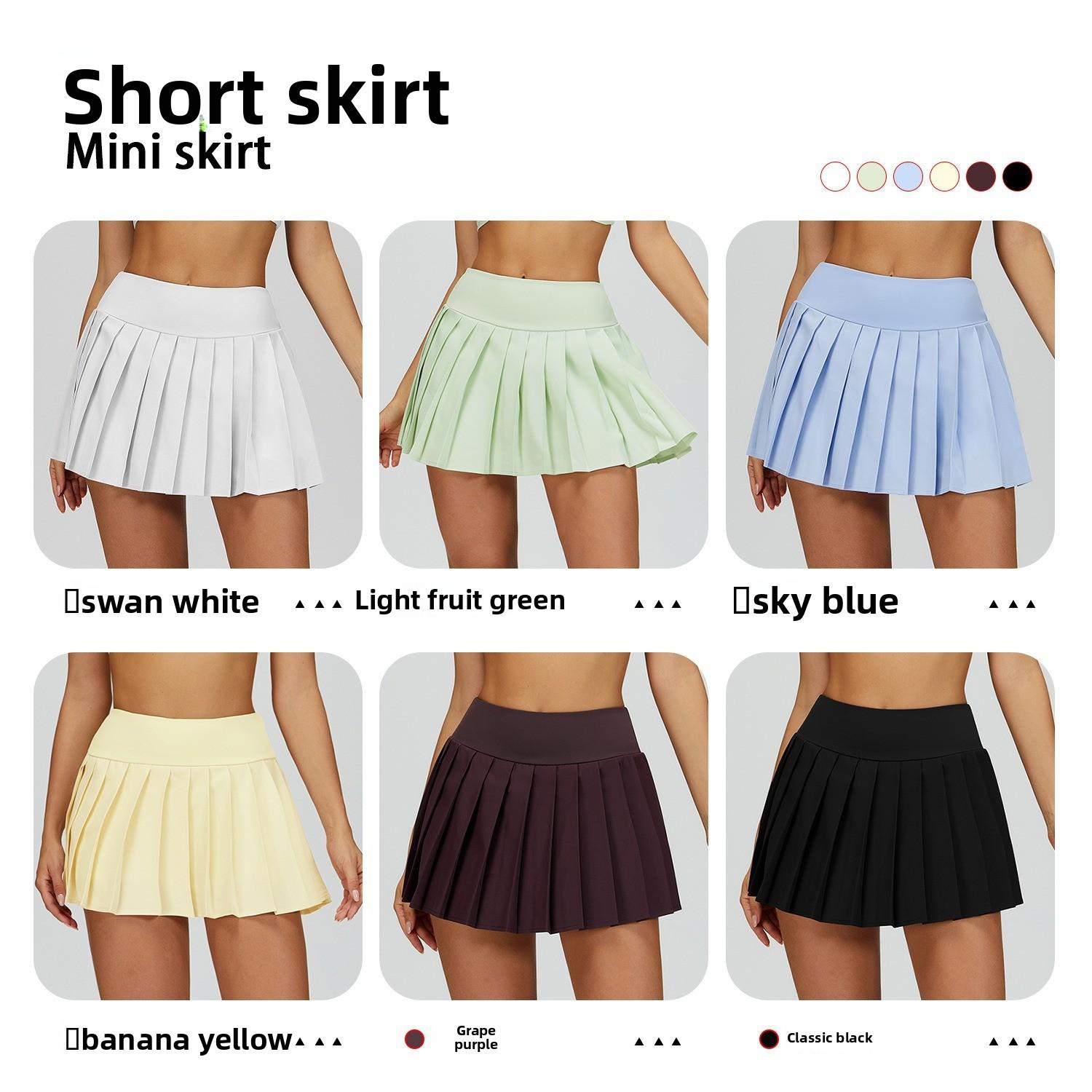 Dopamine yoga outfit for women, summer slim-fit pleated fitness wear, comfortable and lightweight yoga set