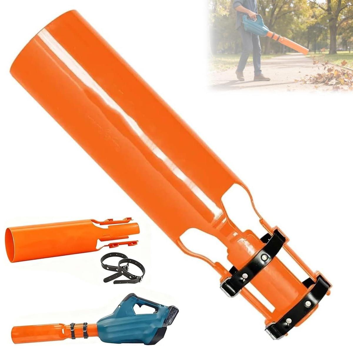 BASIC SUPPLY Leaf Blower Air Booster – Universal High-Flow Nozzle Attachment for Leaf Blowers, Boosts Air Speed & Efficiency, Weather-Resistant Yard Cleaning Tool Fits 2–4 Inch Blower Nozzles