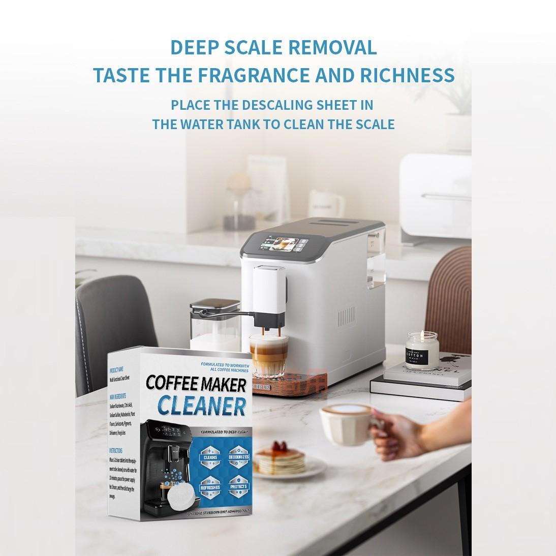 Washing Machine Cleaning Tablets, Home Roller Drum Cleaner, Removes Stains and Limescale, Coffee Maker Cleaner, Disposal Cleaner - Deep Cleaning Tablets For HE Front Loader & Top Load Washer