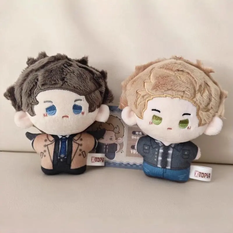 Supernatural Exorcism Tracking Series Dean Plush Doll With Birth Card Collectible Toy For Supernatural Fans Collection Gift