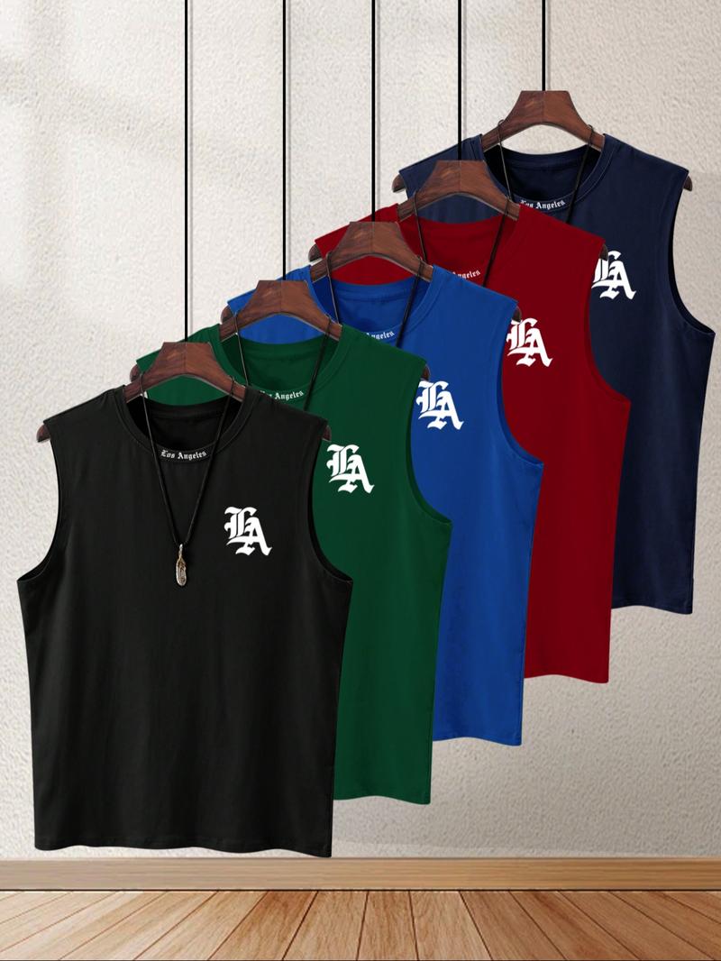 Men's Quick-Dry Sleeveless Tank Tops, Fitness Workout Vest, Gym Muscle Tee, Casual Summer Fitted T-Shirts, Comfortable Underwear for Sports & Daily Wear